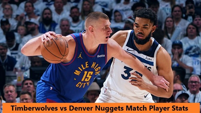 Timberwolves vs Denver Nuggets Match Player Stats