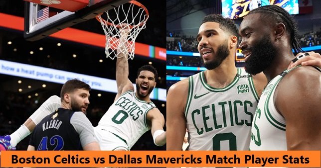 Boston Celtics vs Dallas Mavericks Match Player Stats