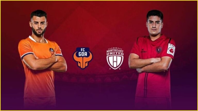 NorthEast United FC vs FC Goa Timeline