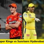 Chennai Super Kings vs Sunrisers Hyderabad Timeline